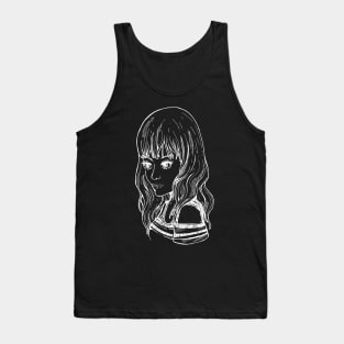 Portrait line art Tank Top